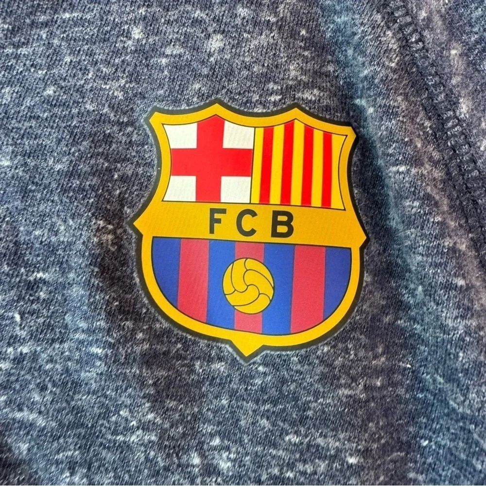 Nike X Barcelona Barça Hoodie Medium Futball Soccer European FCB Sports Europe